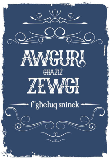 Picture of AWGURI GHAZIZ ZEWGI FGHELUQ SNINEK KARTOLINA